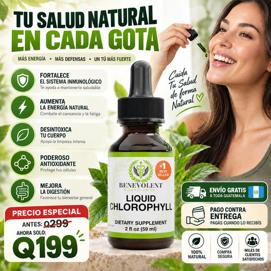 Benevolent Chlorophyll - Desodorante Interno 100% Natural