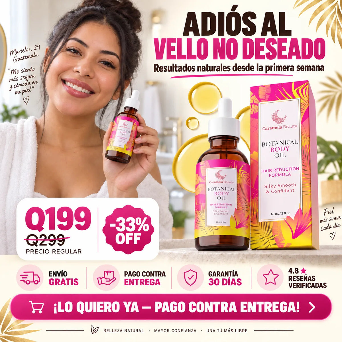 Cyperus Rotundus Oil - Reduce el Vello de Forma Natural