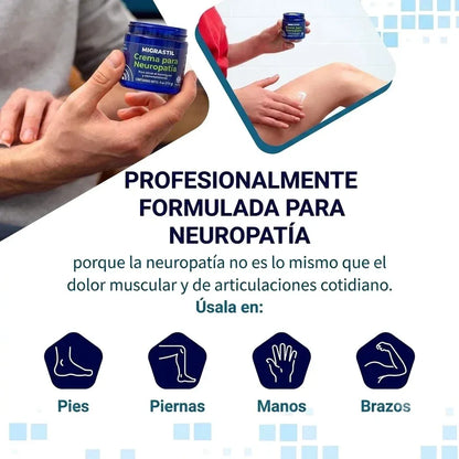 Neuropathy Cream - Alivio real para el ardor y hormigueo en tus pies.